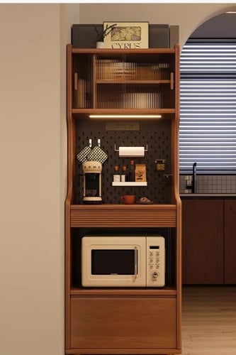 خزانة جانبية متعددة الوظائف على الطراز الاسكندنافي