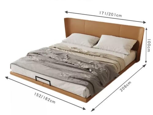 سرير أنيق بتصميم معلق