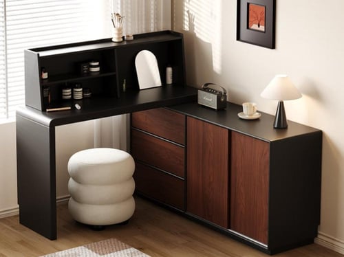 طاولة تزيين ووحدة أدراج