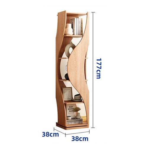 رف كتب دوار 360 درجة