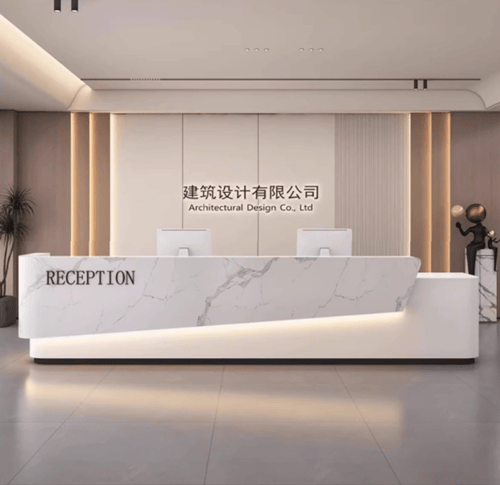 طاولة استقبال بتصميم عصري