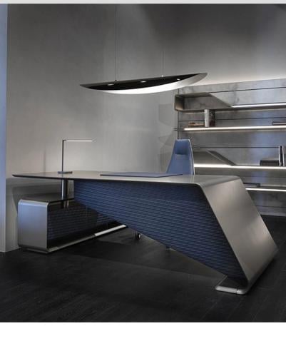 مكتب بتفاصيل جلدية انيقة