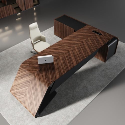 مكتب اداري متكامل بتصميم حديث وفاخر