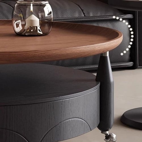 طقم طاولة قهوة وطاولة جانبية – تصميم عصري