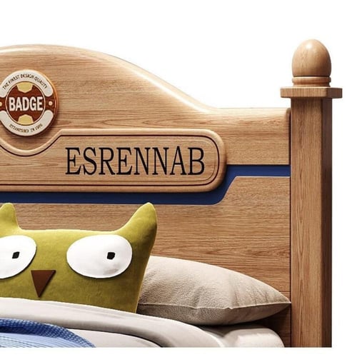 سرير أطفال عصري من الخشب الصلب – تصميم بسيط بذكاء...