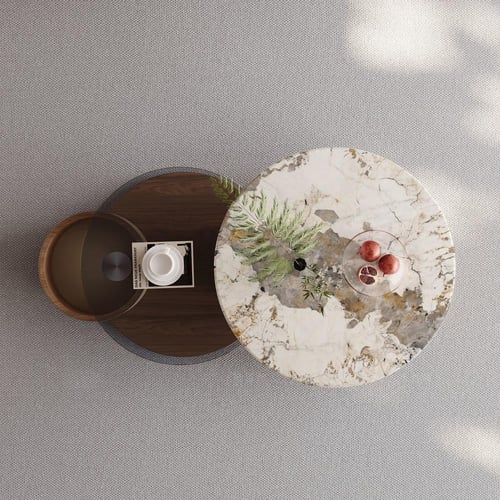 طاولة قهوة دوارة