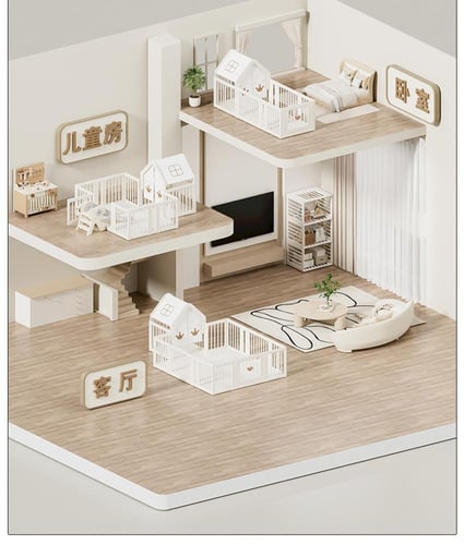 حظيرة لعب الأطفال القابلة للتحويل – آمنة، ممتعة، و...