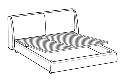 سرير بتصميم مودرن