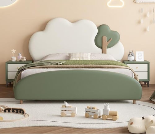 سرير أطفال بتصميم عصري آمن – راحة تشبه السحابة