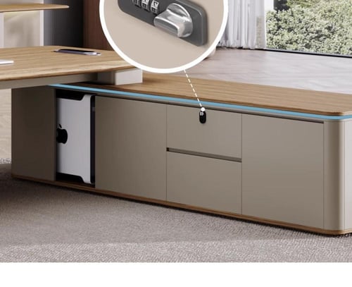 مكتب تنفيذي فاخر – تصميم عصري وأناقة عملية