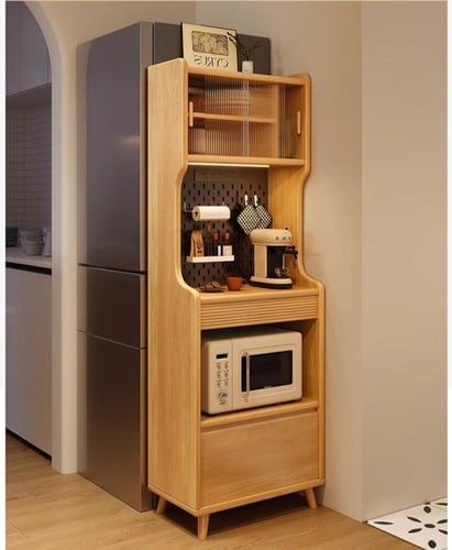 خزانة جانبية متعددة الوظائف على الطراز الاسكندنافي