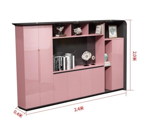 مكتب تنفيذي وردي فاخر للسيدات