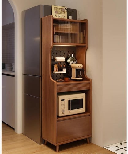 خزانة جانبية متعددة الوظائف على الطراز الاسكندنافي