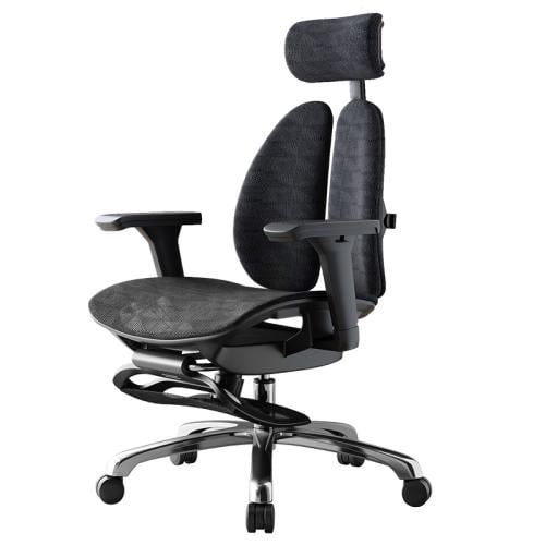 كرسي مكتب طبي ثنائي الظهر شبك