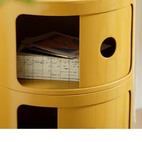 طاولة جانبية دائرية متعددة الطبقات – تصميم عصري