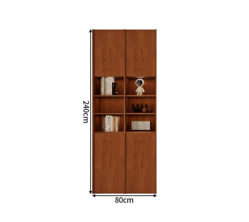 خزانة كتب خشبية بالطراز العتيق