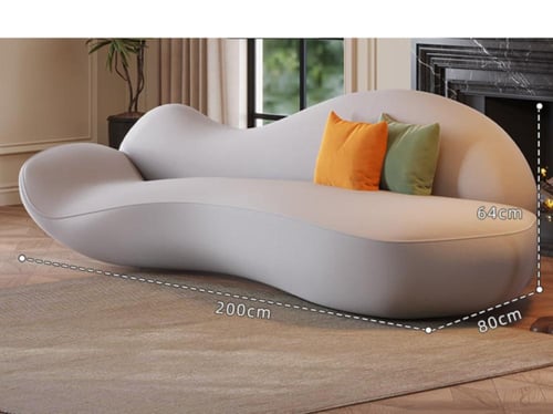 أريكة إبداعية بشكل فريد – تصميم حديث