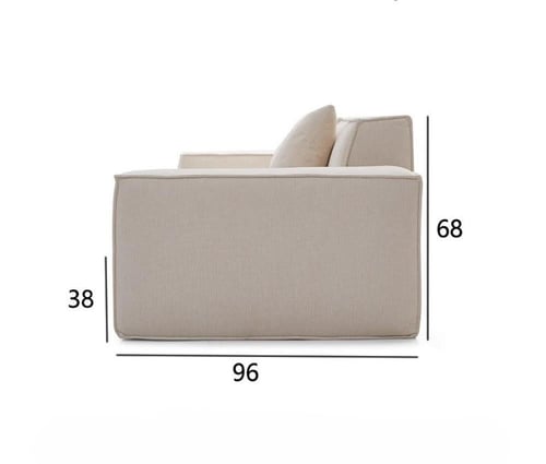 كنب من الفوم بتنقية حديثة بتصميم عصري