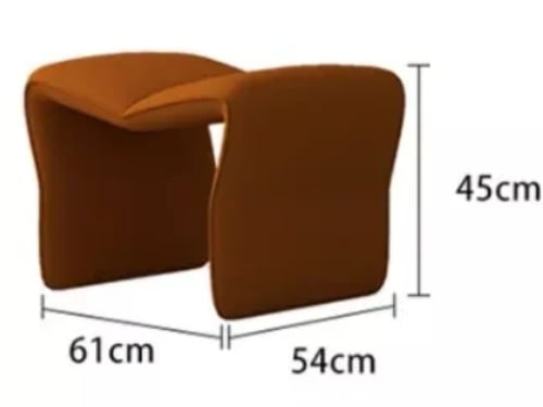 كرسي استرخاء مع مقعد بتصميم عصري