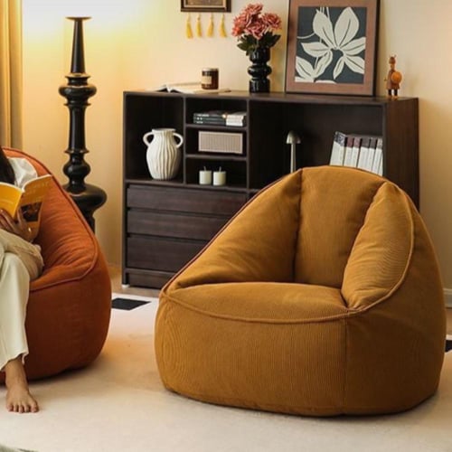 أريكة بين باج على الطراز الاسكندنافي – مقعد مريح ل...