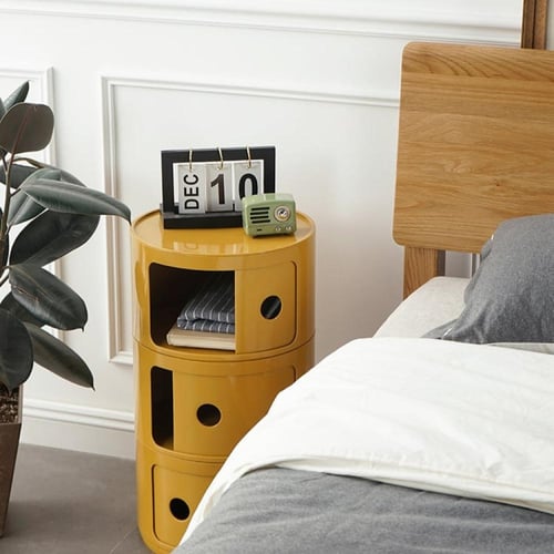 طاولة جانبية دائرية متعددة الطبقات – تصميم عصري