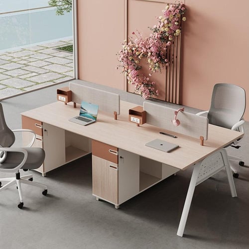 مكتب موظفين محطة عمل فاخر مع منفذ كهرباء – جزء من...