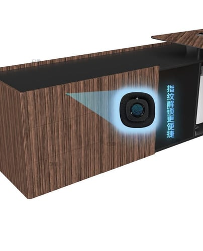 مكتب اداري متكامل بتصميم حديث وفاخر