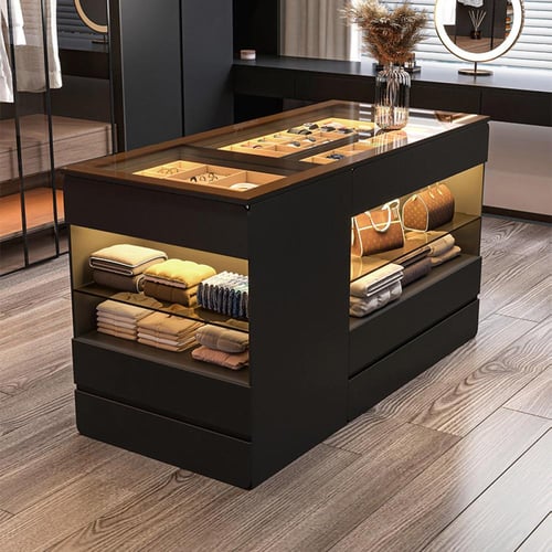 خزانة أدراج فاخرة من الخشب الصلب