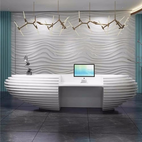 مكتب استقبال بتصميم 3D