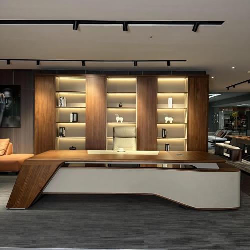 مكتب رئيسي تنفيذي فاخر – تصميم حديث