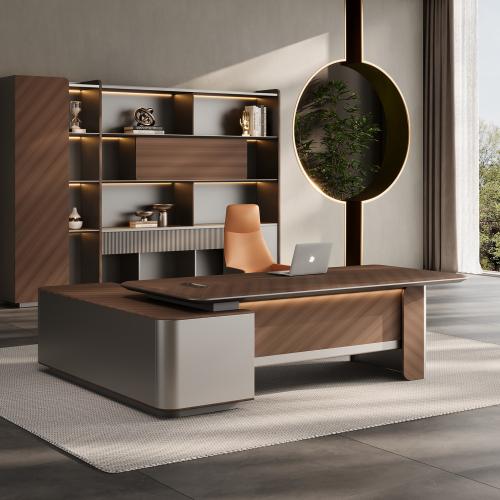 طقم مكتب تنفيذي فاخر – تصميم عصري متكامل