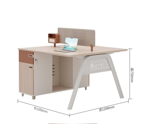 مكتب موظفين محطة عمل فاخر مع منفذ كهرباء – جزء من...