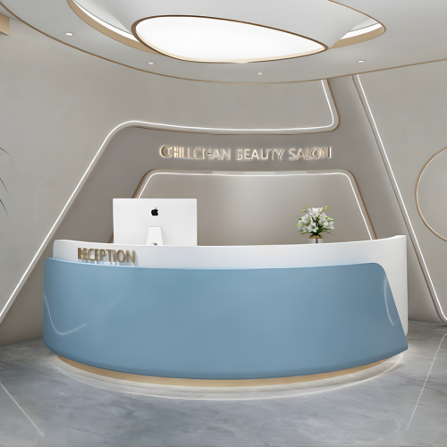 كاونتر بمنحنيات عصرية بتصميم أنيق