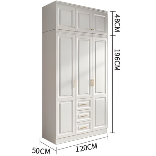 خزانة ملابس فاخرة بنقوش ثلاثية الأبعاد