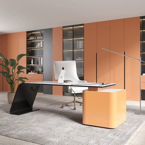 مكتب إيطالي فاخر بطراز مستوحى من Bugatti