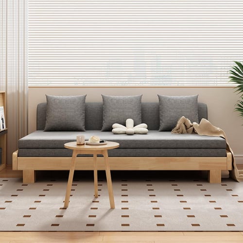 اريكة سرير خشب المطاط الشمالي