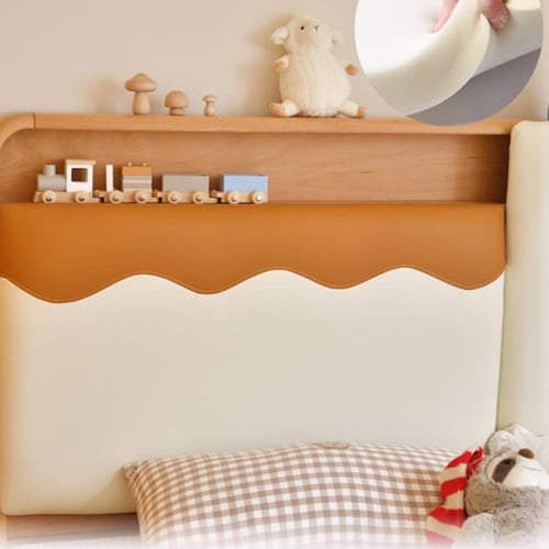 سرير أطفال بتصميم بيت صغير مع خيمة