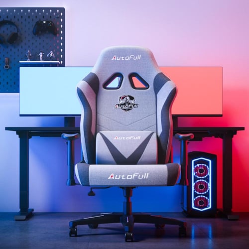 كرسي العاب قماش شبكي بتصميم عصري ومريح