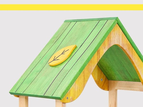 خزانة زاوية ألعاب خشبية صلبة لرياض الأطفال