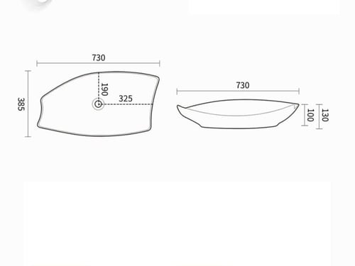 حوض سطح عمل إبداعي – تصميم سيراميكي فريد وغير منتظ...