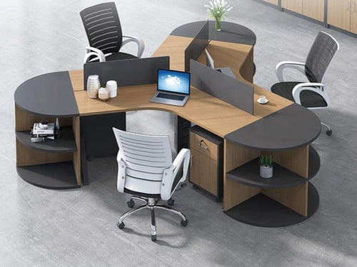 مكاتب موظفين مودرن خشبي