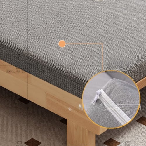 اريكة سرير خشب المطاط الشمالي