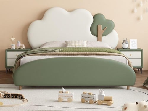 سرير أطفال بتصميم عصري آمن – راحة تشبه السحابة