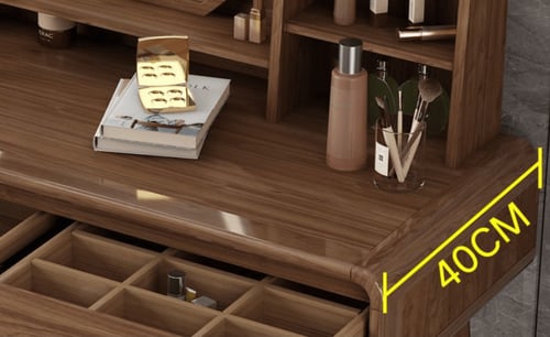 تسريحة بتصميم كلاسيك خشبي مميز