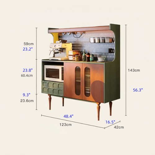 خزانةجانبية للقهوة – تصميم كلاسيكي عملي لغرفة المع...