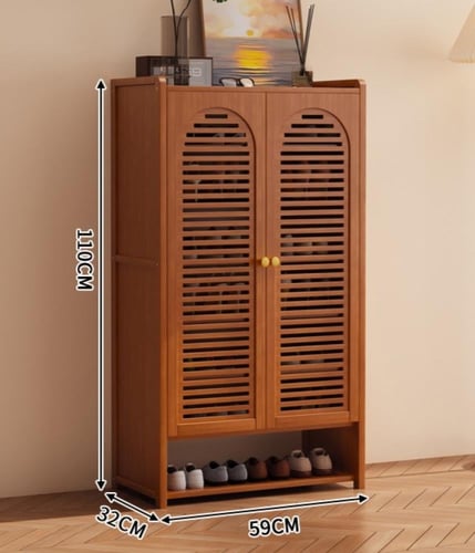 خزانة أحذية عمودية بفخامة راقية