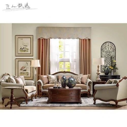 طقم كنب كلاسيك بتصميم أمريكي