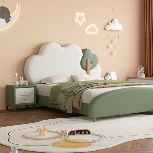 سرير أطفال بتصميم عصري آمن – راحة تشبه السحابة