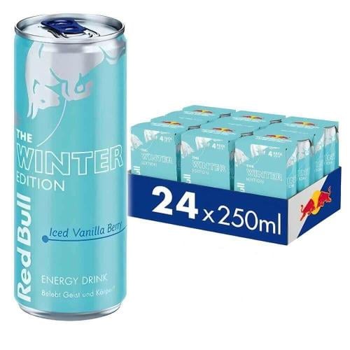 ريدبول ايس فانيلا بيري كرتون 250*24