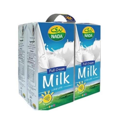حليب ندى كامل الدسم طويل الصلاحية 1 لتر × 4